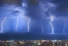 Ο Ιούνιος έφερε 93.580 κεραυνούς σε όλη τη χώρα