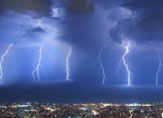 Ο Ιούνιος έφερε 93.580 κεραυνούς σε όλη τη χώρα